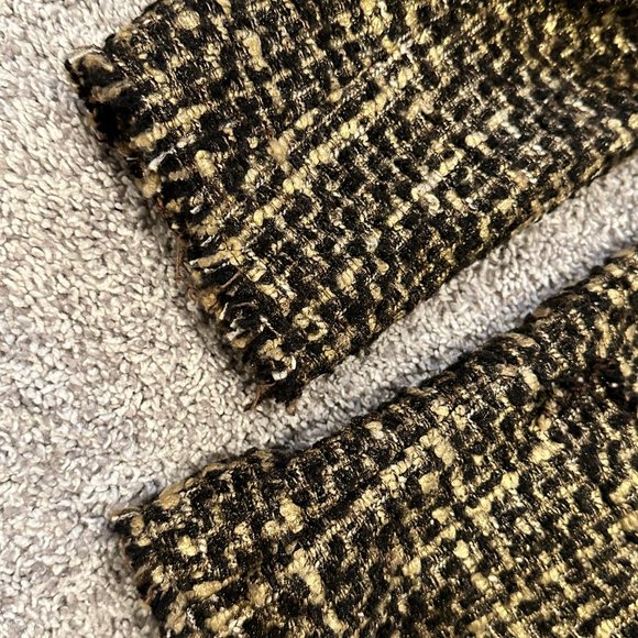 Tweed Fringe Trim Patterned Blazer - Picture 7 of 11